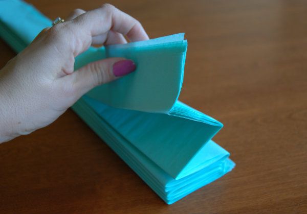 Tissue Paper accordion