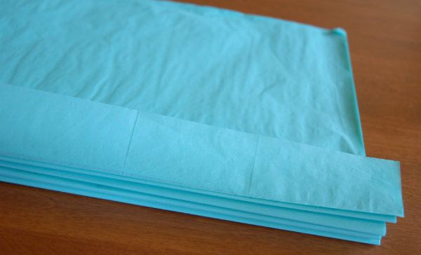 Tissue Paper pom folding