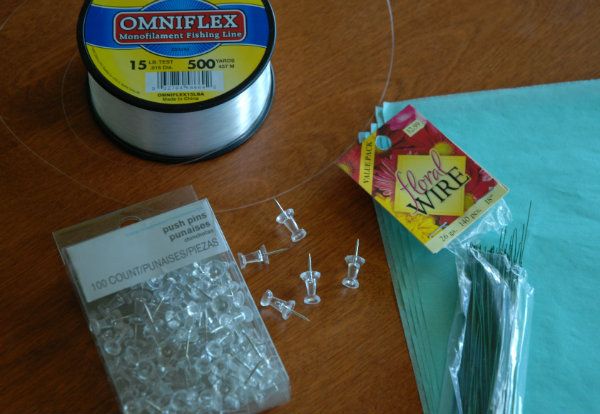 Tissue paper pom materials