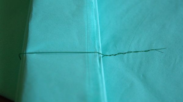 Tissue pom twisted wire