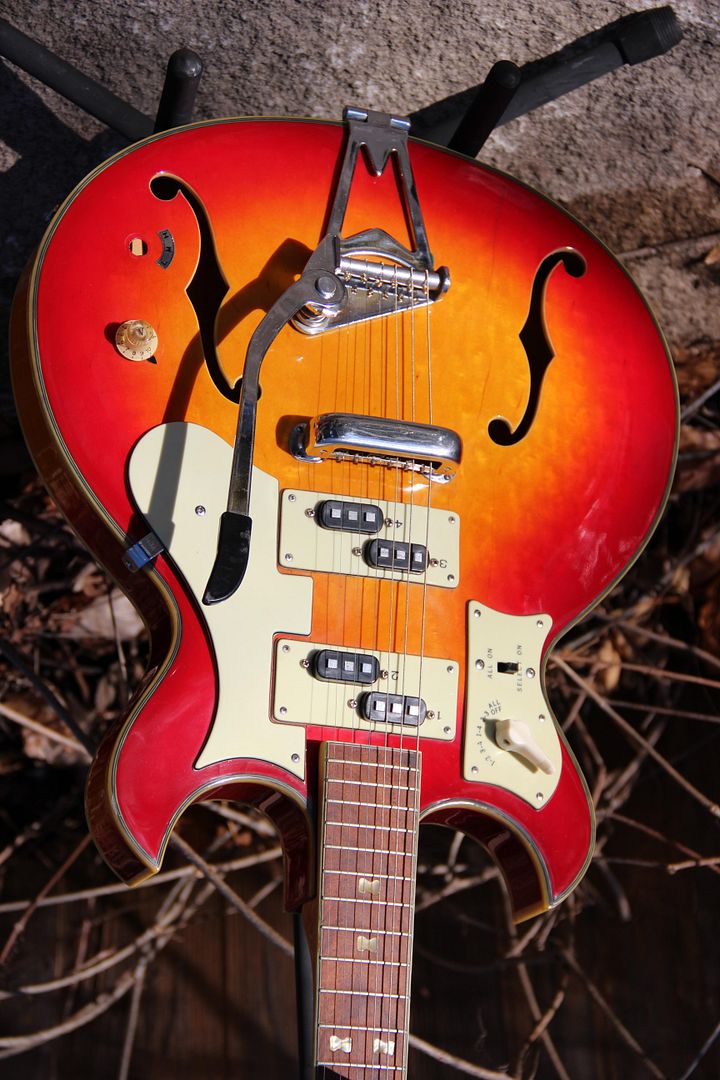 VINTAGE 1960'S NORMA ELECTRIC GUITAR HOLLOW BODY 4 SPLIT PICKUPS MIJ eBay