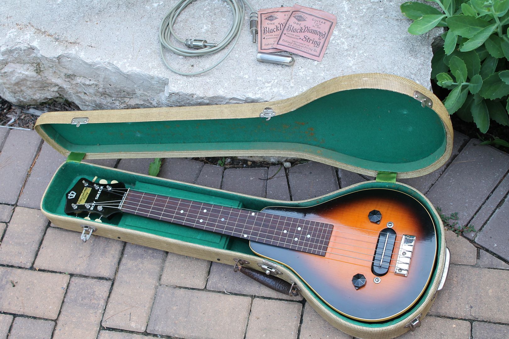 Vintage 1930s GIBSON RECORDING KING LAP STEEL GUITAR EH 125 TUBE