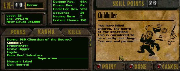 Childkiller Perk Childkiller Perk