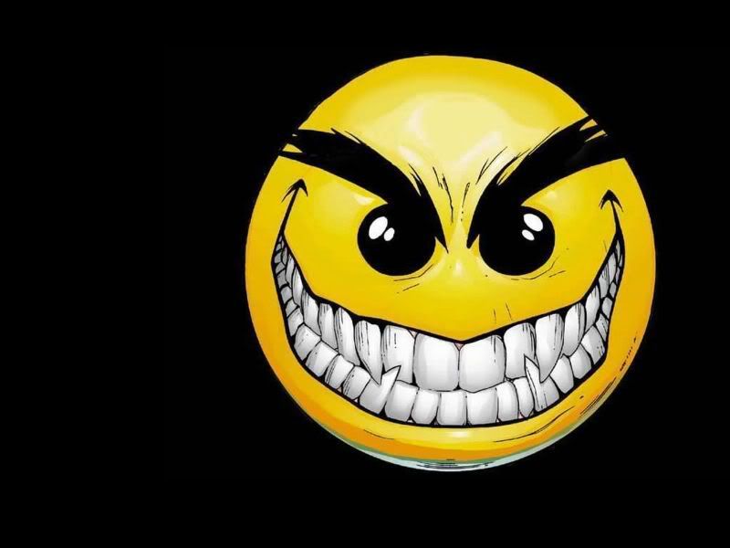 evil smiley Wallpaper