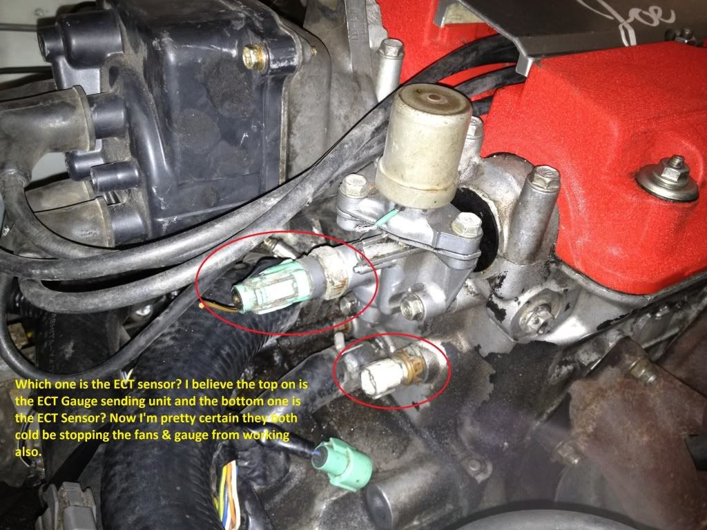 Ect sensor location honda civic #1