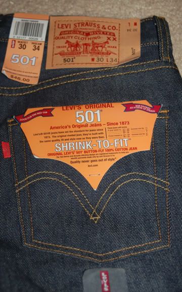 levi's 1947 shrink to fit