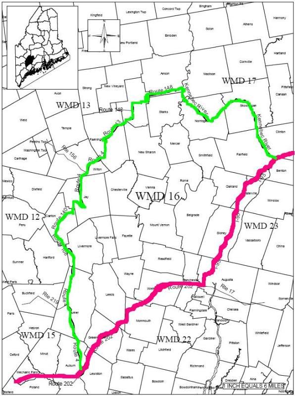 north south zone line change Maine Duck Hunting
