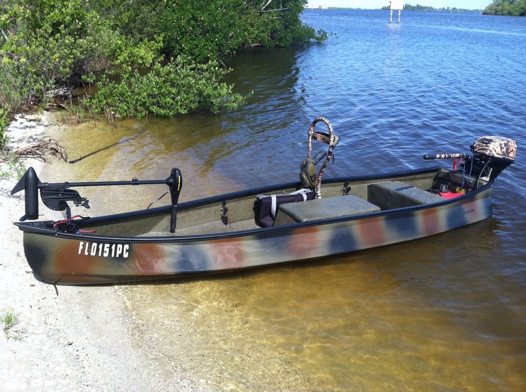 SOLD/EXPIRED 13' Custom Gheenoe (BMT) Dedicated To The Smallest Of Skiffs