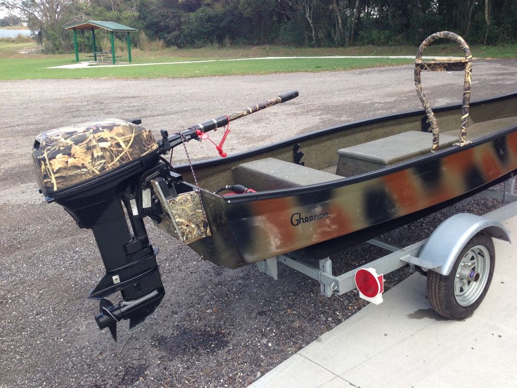 SOLD/EXPIRED 13' Custom Gheenoe (BMT) Dedicated To The Smallest Of Skiffs