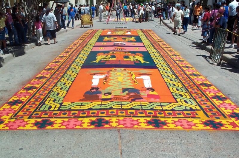 alfombras de semana santa en guatemala. alfombras semana santa