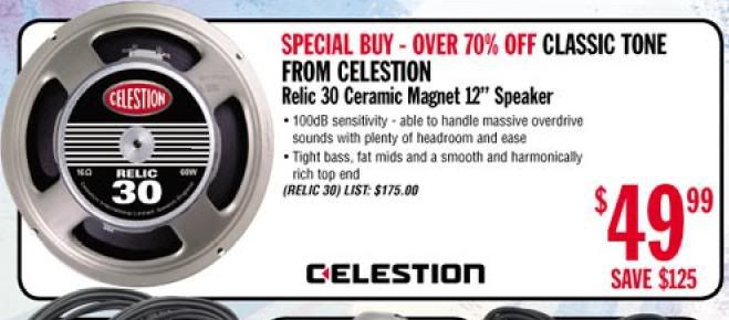 celestion relic 30