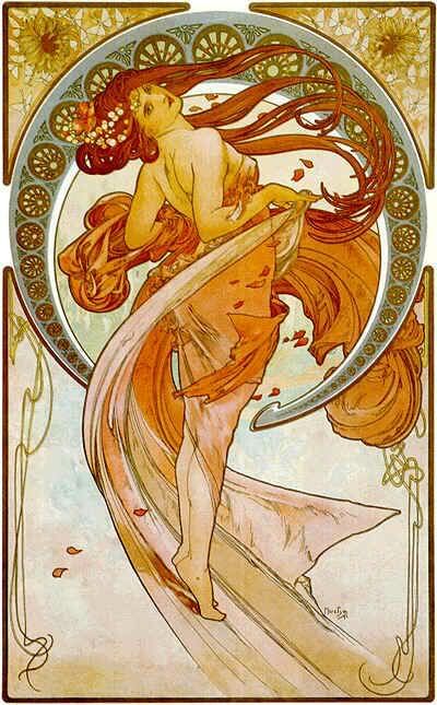 the dance - mucha Pictures, Images and Photos