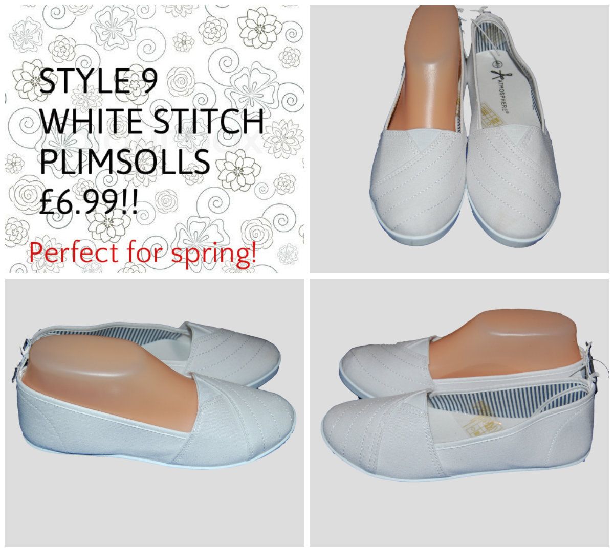 primark white flat sandals