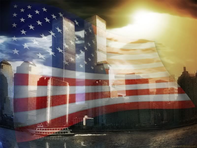 flag - twin towers Pictures, Images and Photos