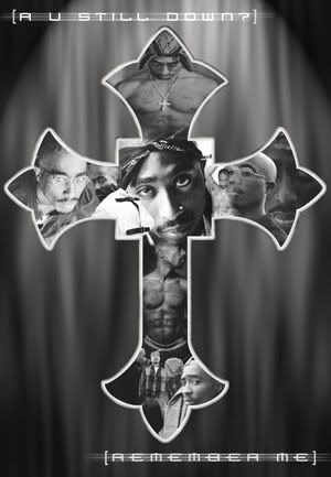 tupac cross tattoo. Hip-Hop, Rap, Merengue,