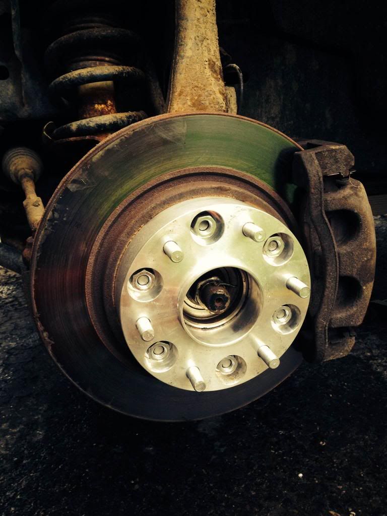 First mod Wheel Spacers Nissan Titan Forum