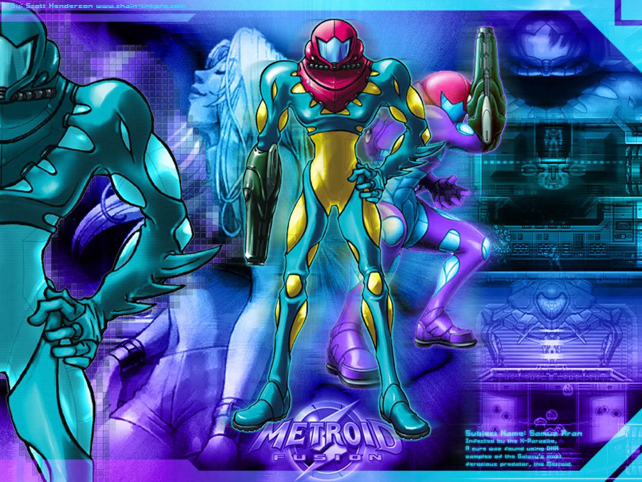 metroid fusion wallpaper