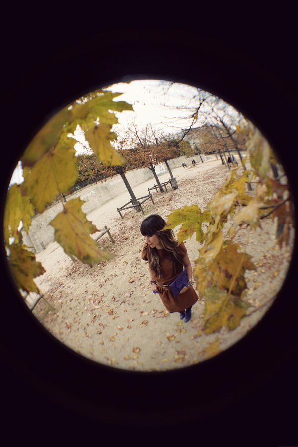 Tuileries robe Sessùn caramel automne Fisheye