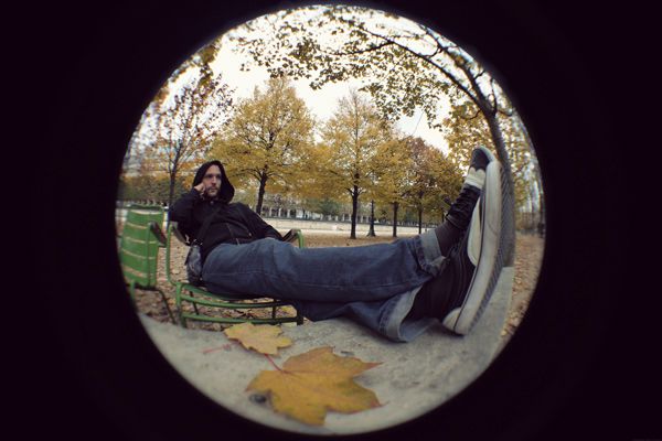 Tuileries robe Sessùn caramel automne Fisheye