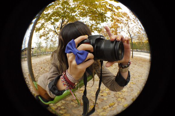 Tuileries robe Sessùn caramel automne Fisheye