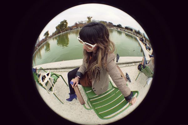 Tuileries robe Sessùn caramel automne Fisheye