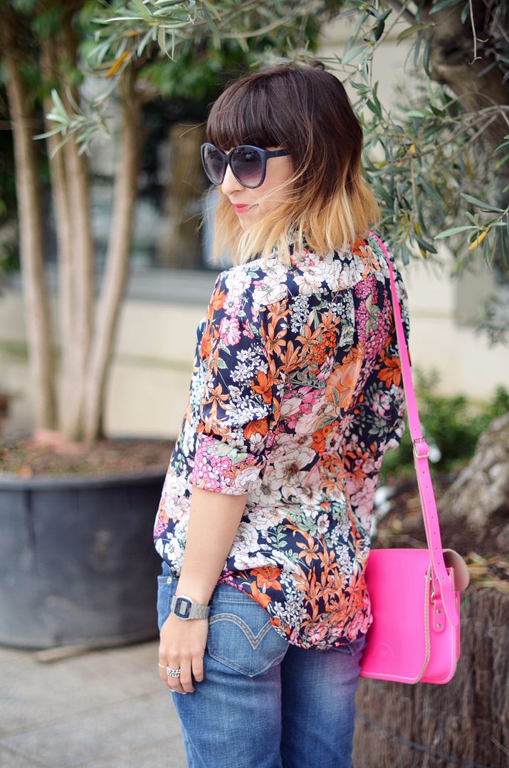 I love Paris in the summer 7ème arrondissement Valentine streetstyle liberty shirt boyfriend's jean Asos heels shoot