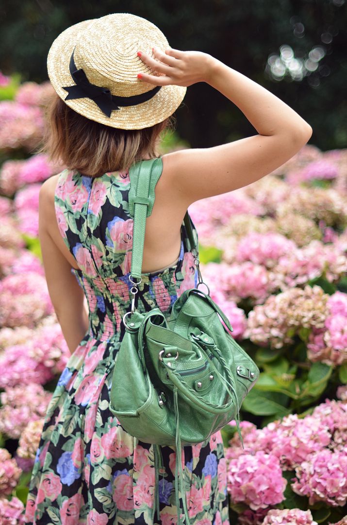 Jardin de Bagatelle Valentine robe fleurs