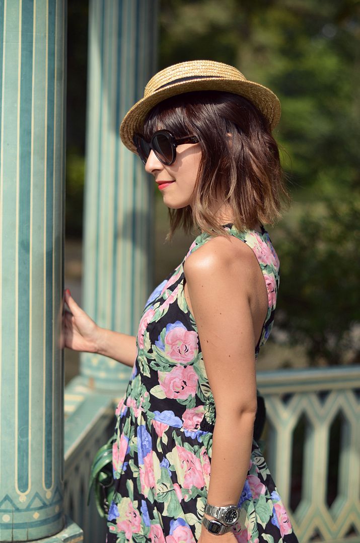 Jardin de Bagatelle Valentine robe fleurs