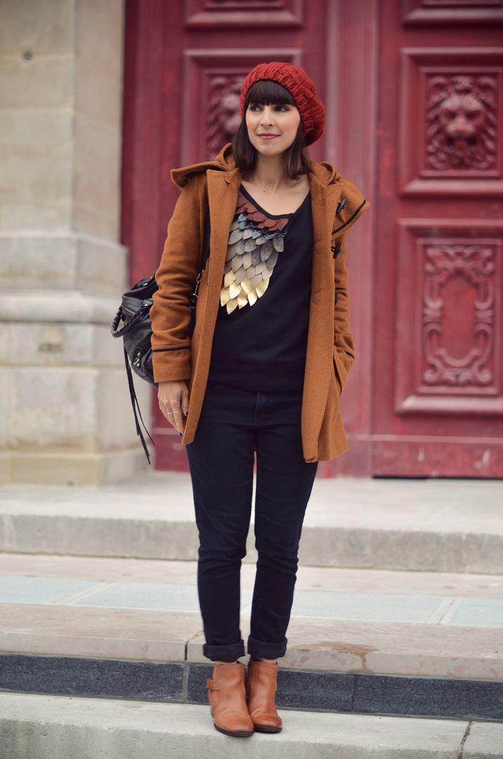 La Flûte Enchantée streetstyle LeBestiaire sweater bonnet