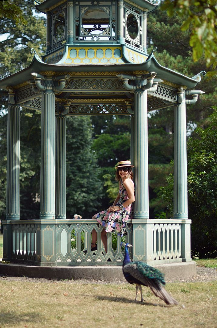 Jardin de Bagatelle Valentine robe fleurs