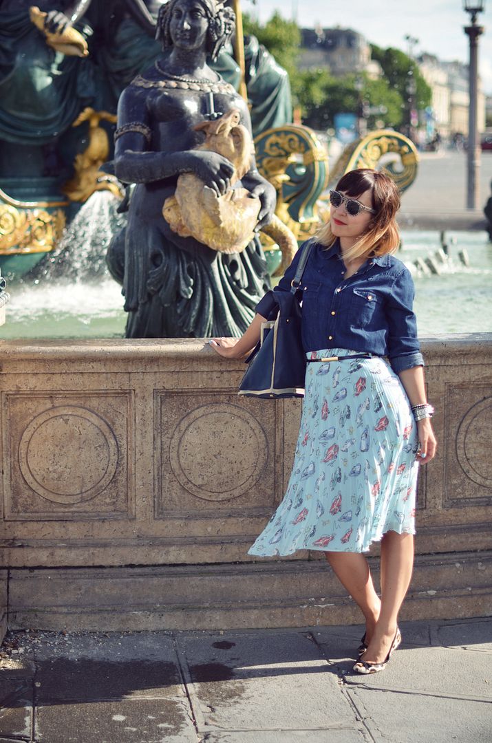 streetstyle Valentine Paris Concorde