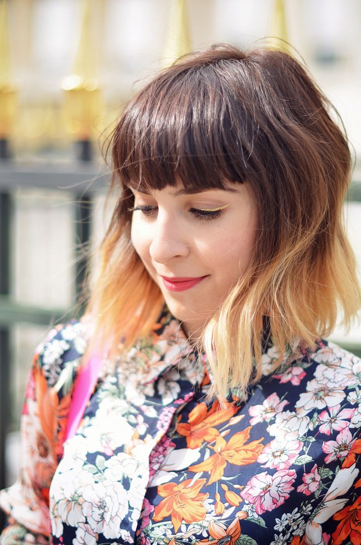 I love Paris in the summer 7ème arrondissement Valentine streetstyle liberty shirt boyfriend's jean Asos heels shoot