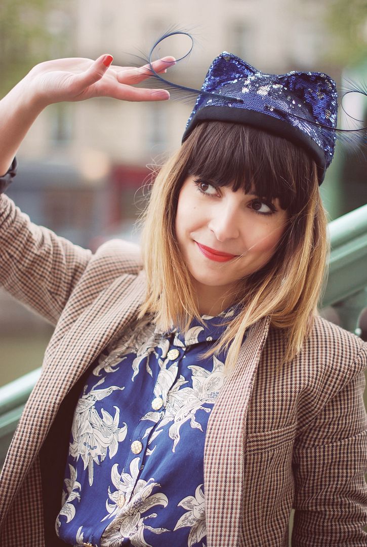 Cat hat streetstyle Paris