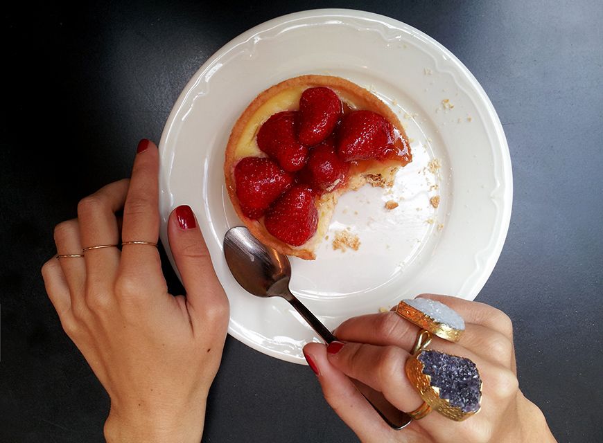 Paul strawberry pie fraises tartelette Helloisvalentine My Paris Adresses Guide