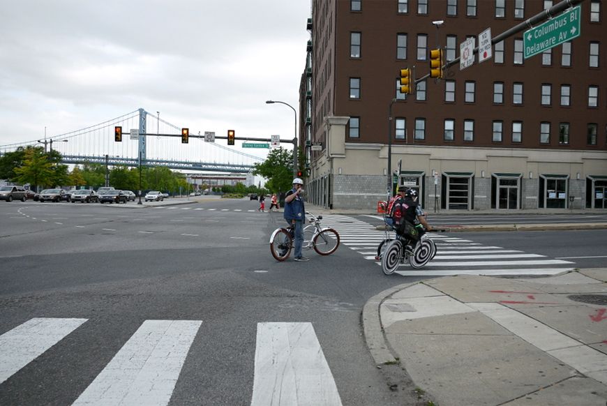 Philadelphie bike cruise Jersey Devils