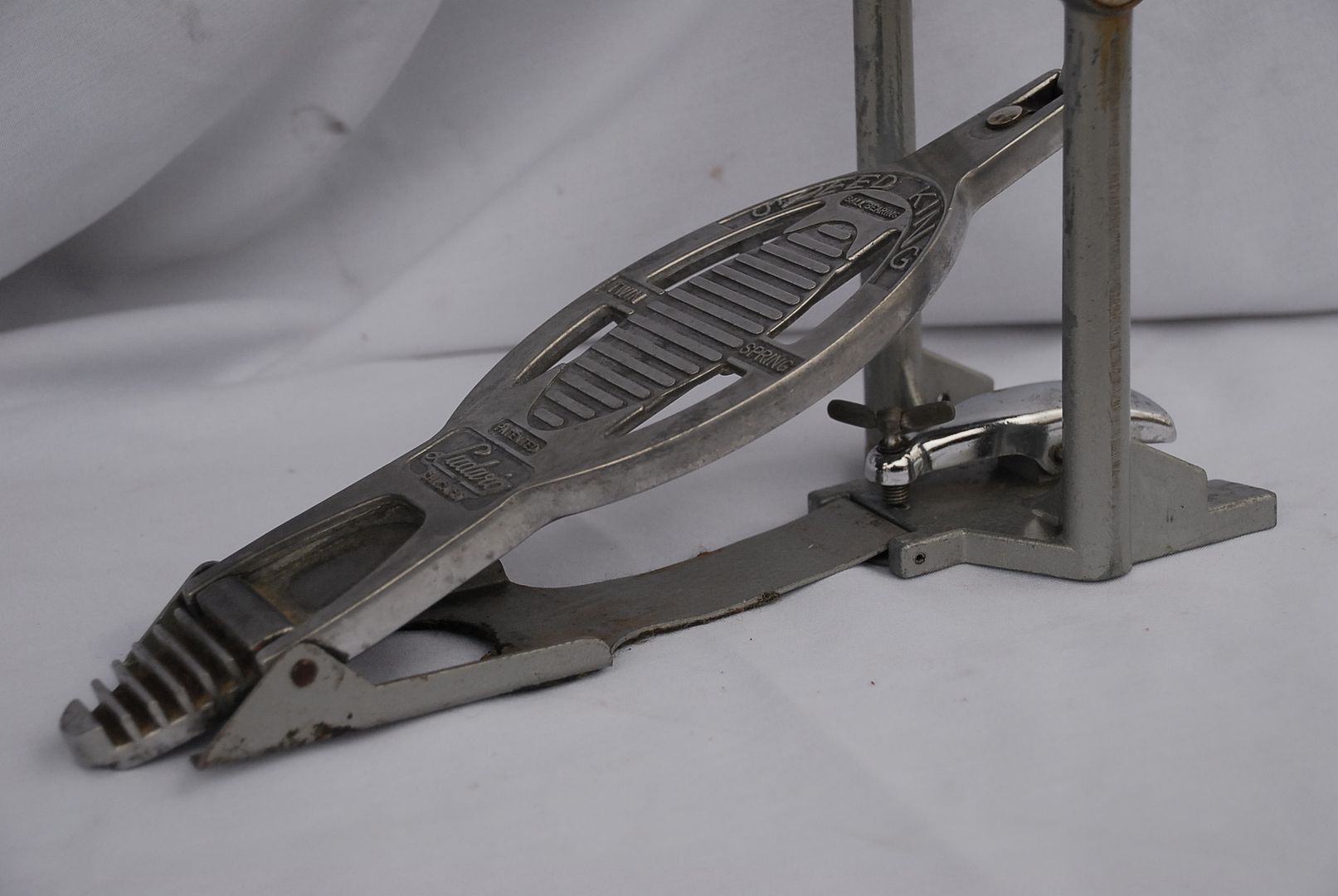   WFL EARLY SPEED KING TWIN SPRING BASS KICK DRUM PEDAL NICE  