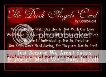 The Dark Angels Creed