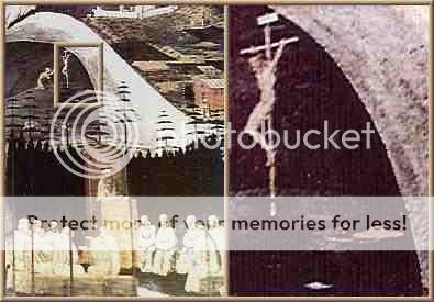Ufo crucifiction painting Pictures, Images and Photos
