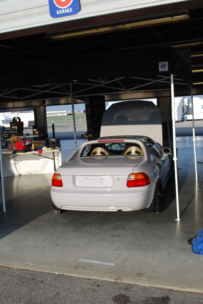 In the paddock at Nashville Speeday getting set up for Import Alliance 2009.  