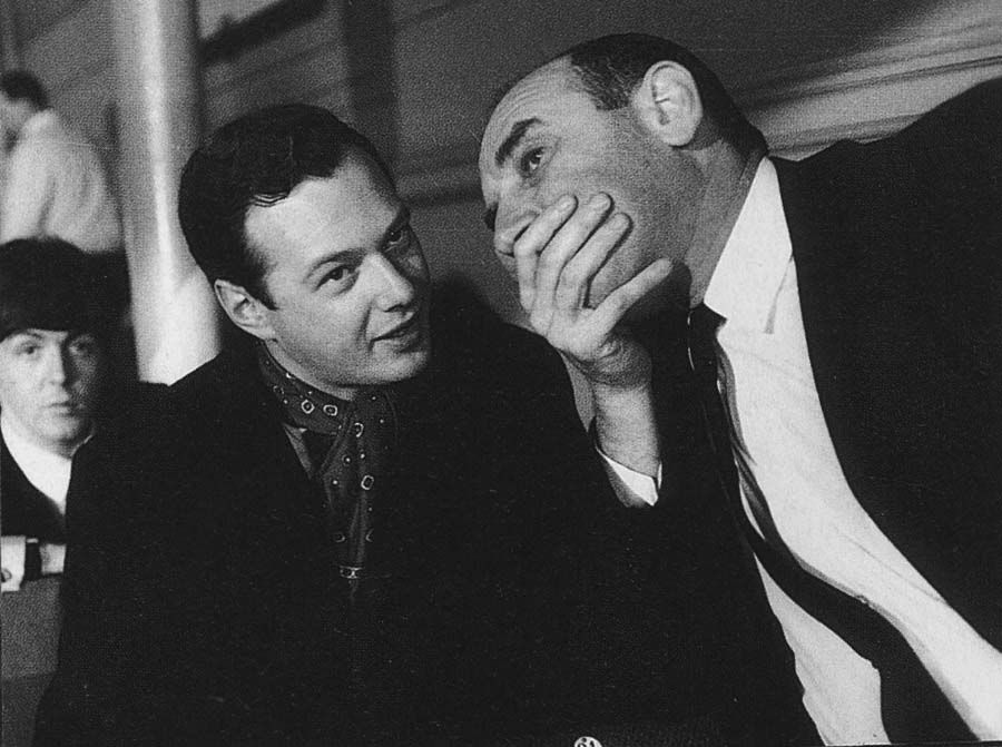 Paul McCartney and Brian Epstein