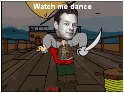 Pirate Eppy says 'watch me dance' ~ omgwtflol