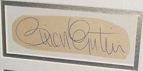 Brian Epstein signature