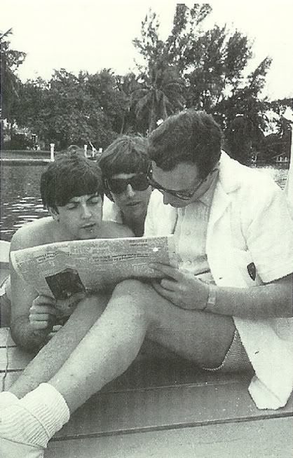 Paul McCartney and Brian Epstein