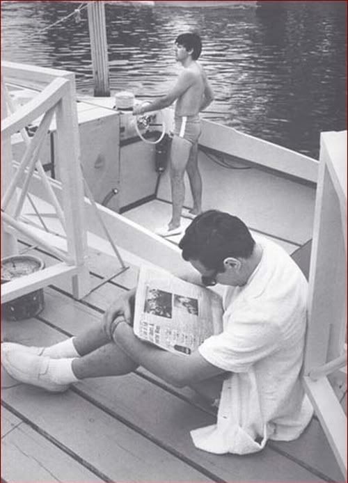 Paul McCartney and Brian Epstein