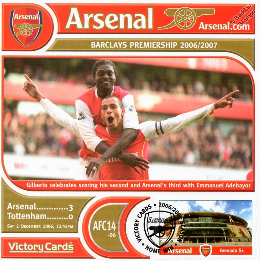 Arsenal 2004-05 Tottenham Jose Reyes Football Stamp Victory Card #433 