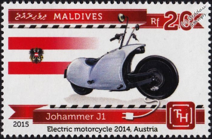 14 Johammer E Mobility J1 Electric Motorcycle Motorbike Stamp 15 Maldives Ebay
