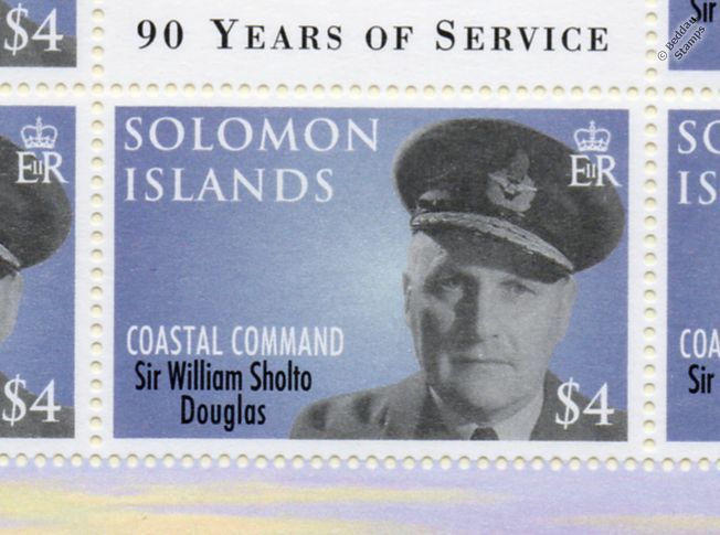 2008 RAF 90th Ann. COASTAL COMMAND AIRCRAFT STAMP SHEET  