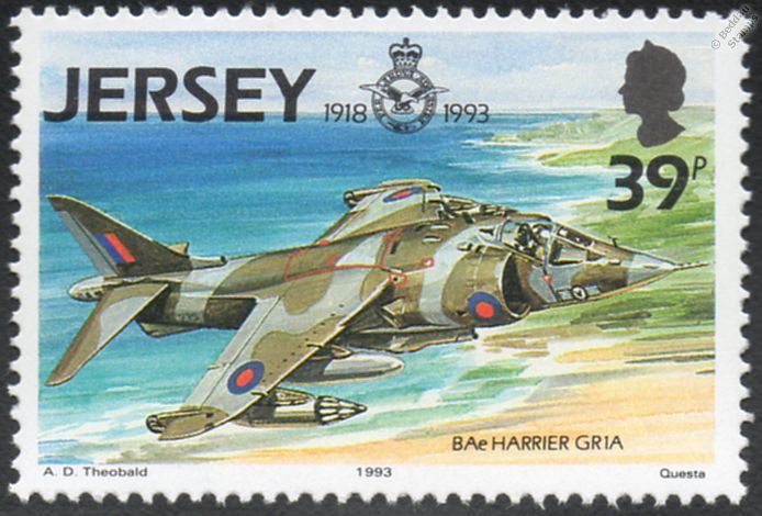 Hawker / BAe HARRIER GR1a / RAF Aircraft Airplane Mint MNH Stamp