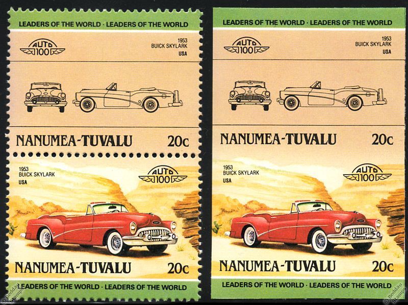 20c stamps from Nanumea (Tuvalu) (Issued 22nd February 1985, Scott 