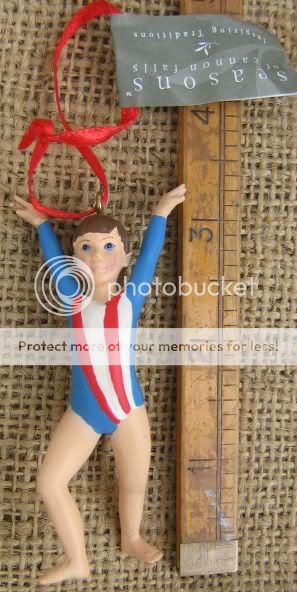 Midwest of Cannon Falls Girl Gymnastics Resin Ornament. NEW from our 